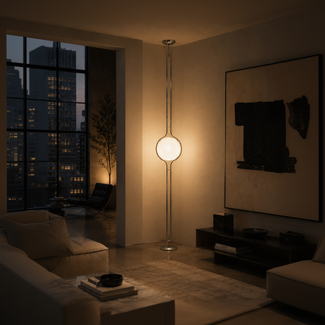 Pluto Floor To Ceiling Lamp
