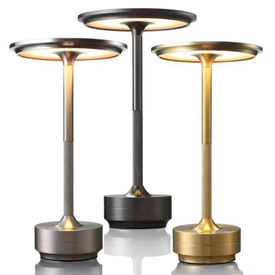 Video: Aura Table Lamp demonstrating cordless dimmable LED operation