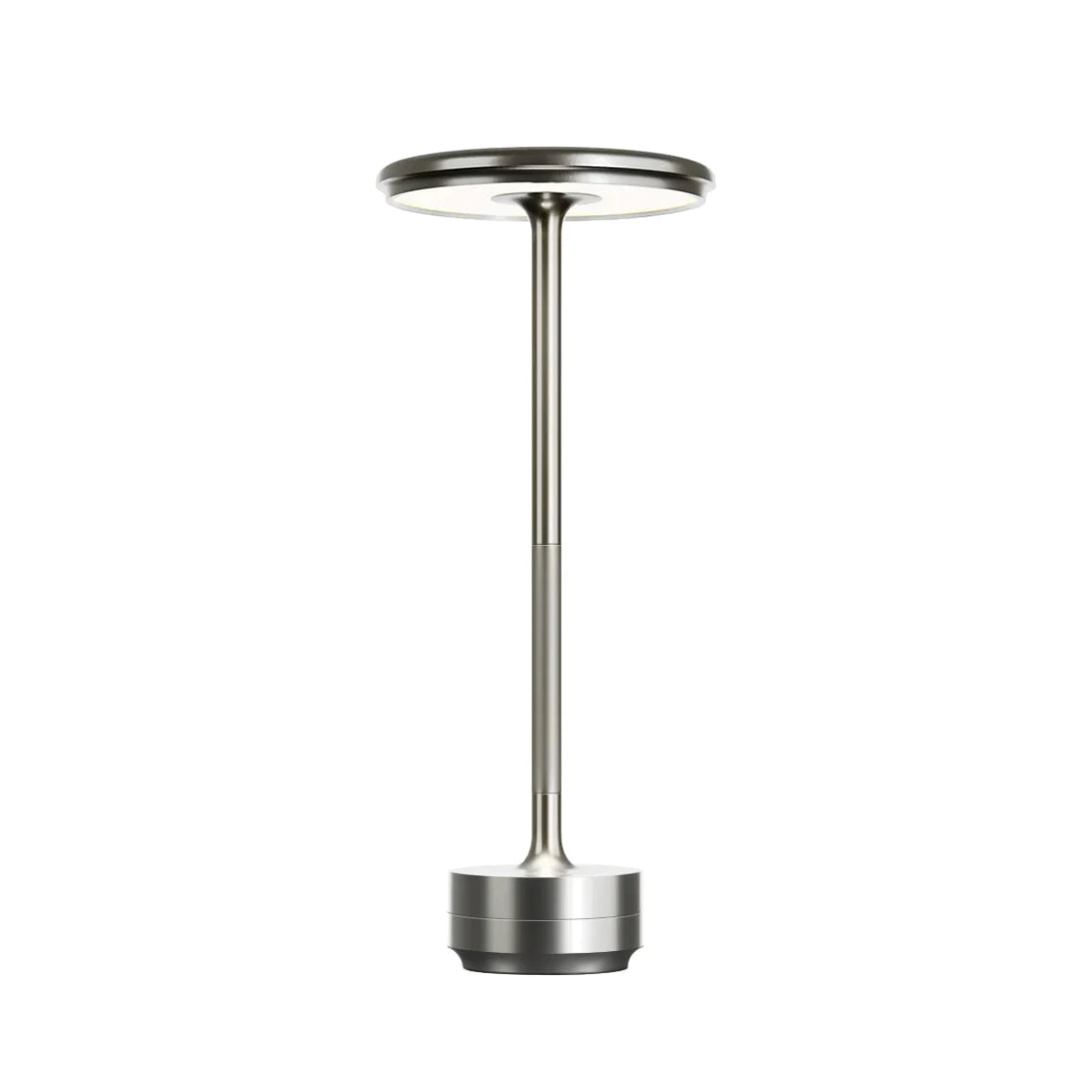 Aura Table Lamp feature diagram showing touch control interface