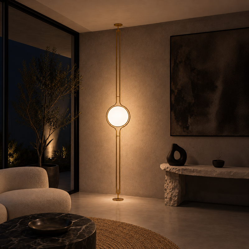 Pluto Floor To Ceiling Lamp
