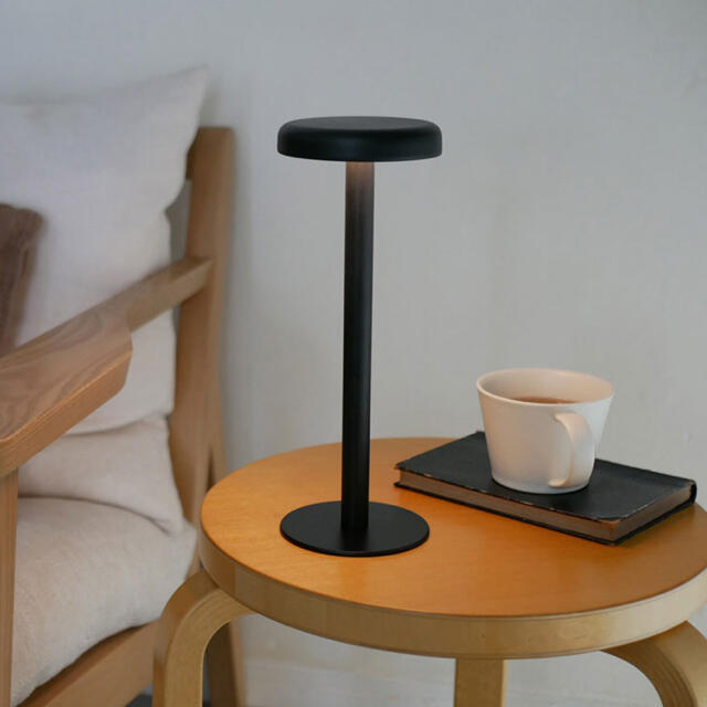 Nova Table Lamp side profile highlighting sculptural curves and form