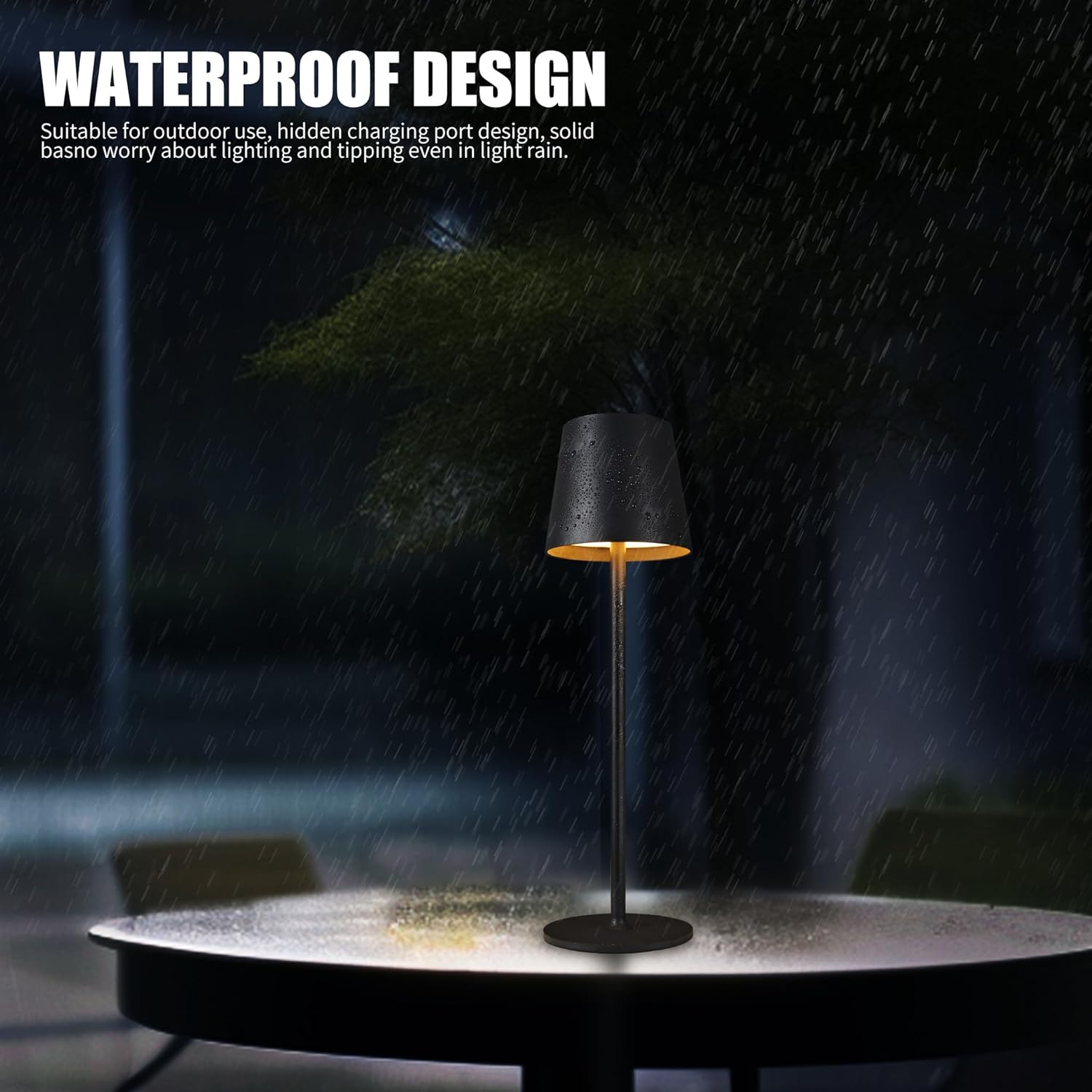 Lampette Table Lamp black finish showing sleek dome silhouette