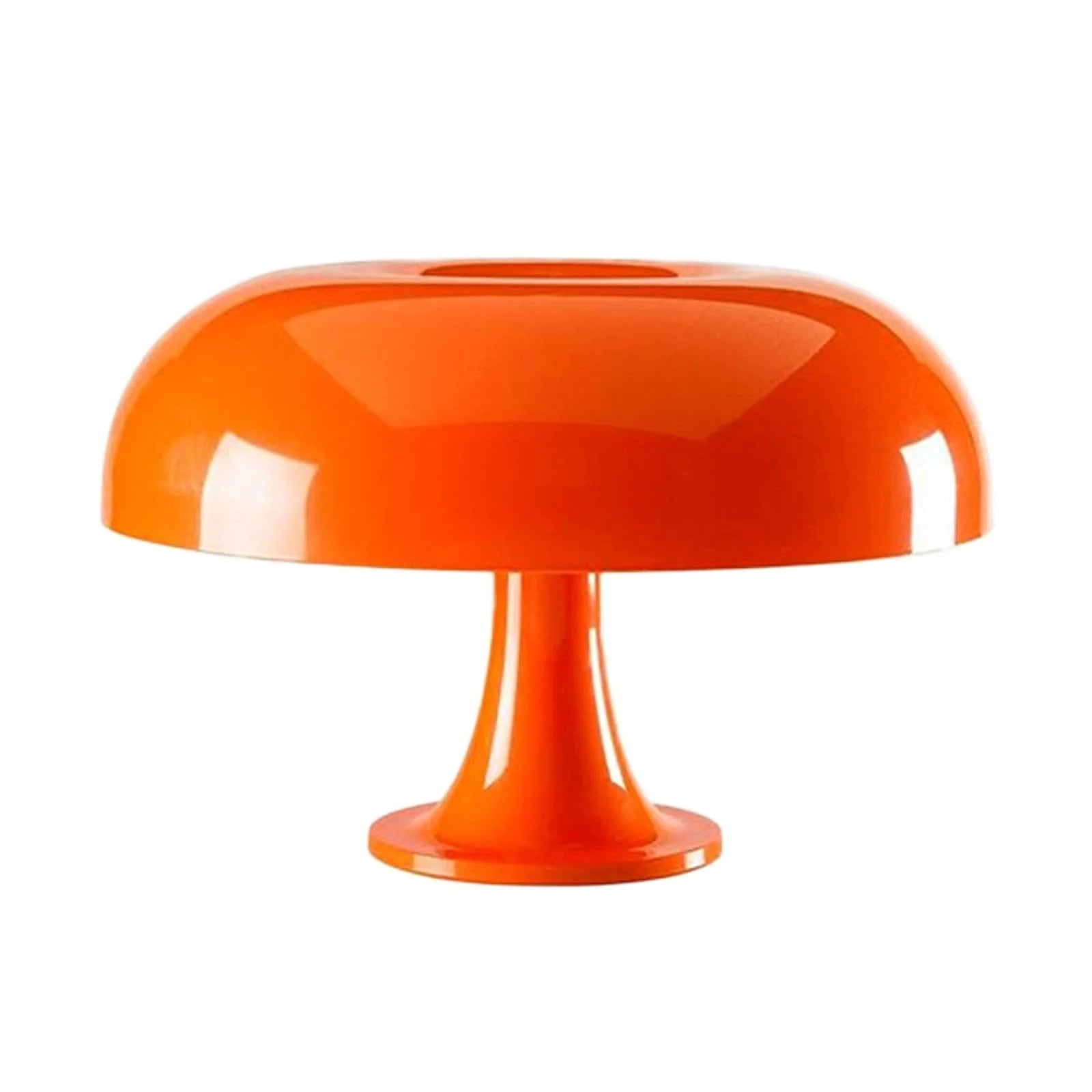 Medusa Table Lamp classic mushroom shape in living room with warm dimmed glow