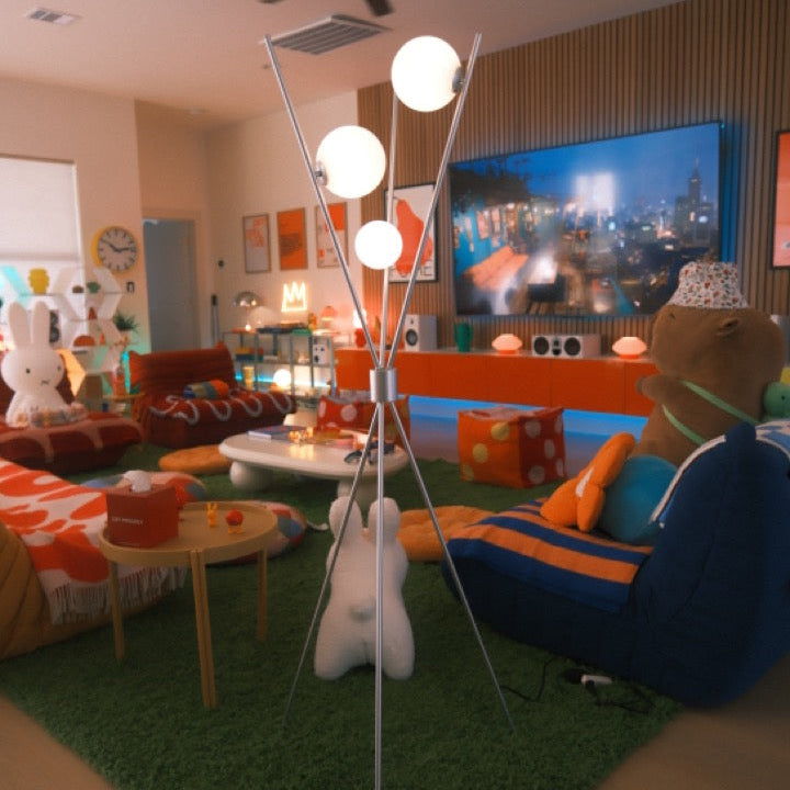 Triglobe Floor Lamp
