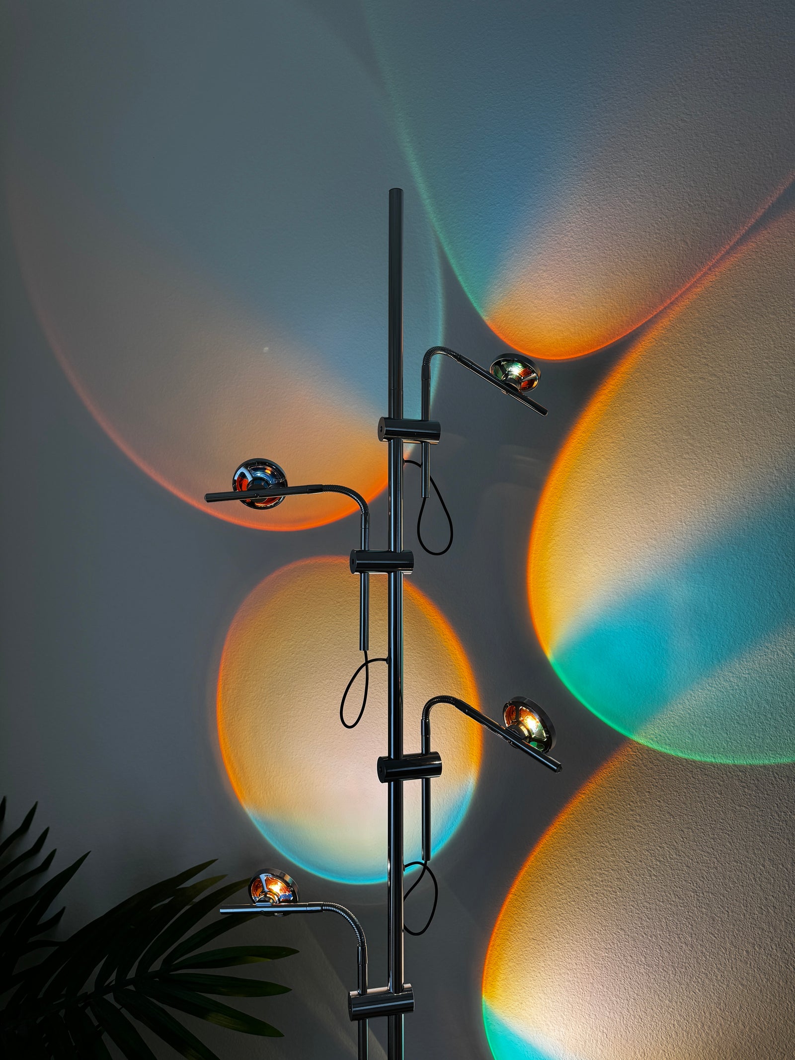 Polynescence Floor Lamp overhead view showing arm spread pattern