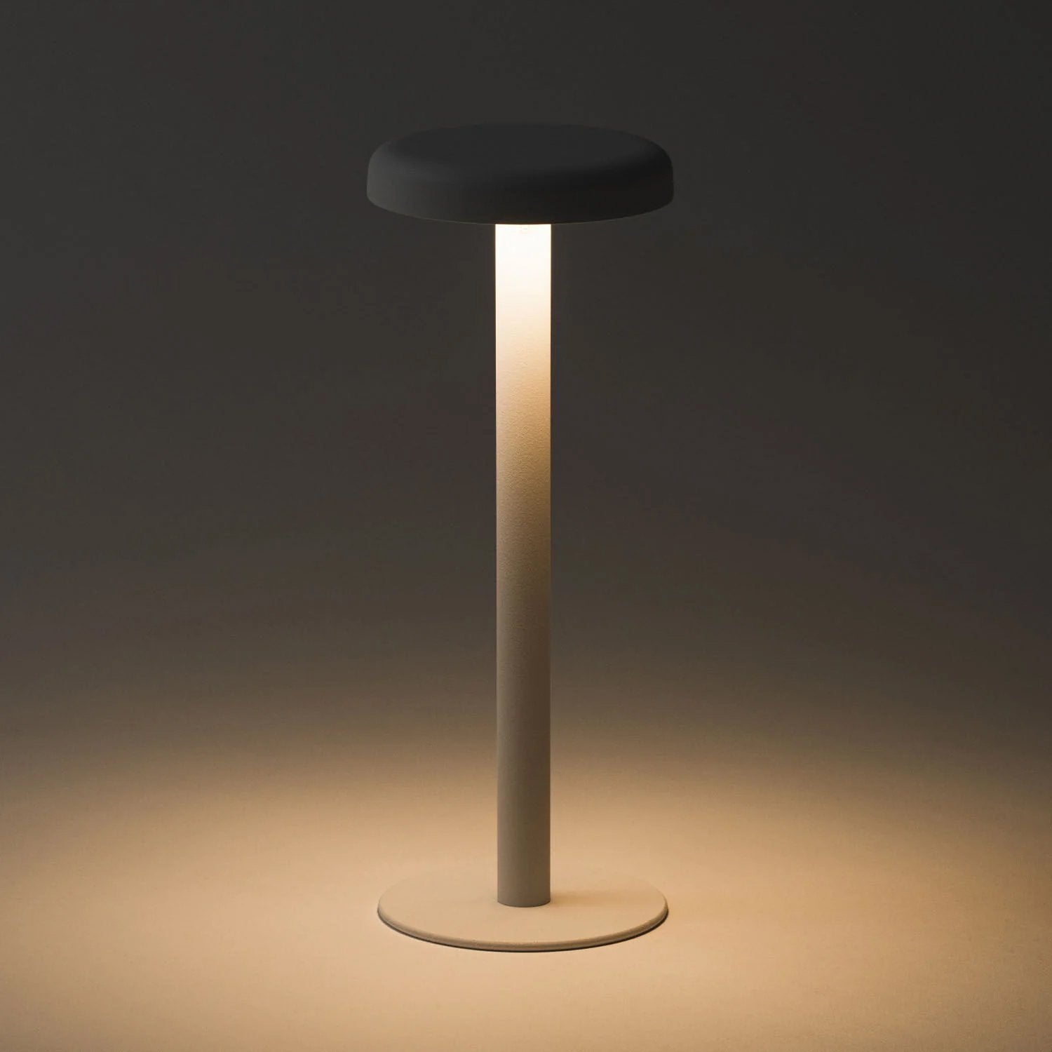 Nova Table Lamp alternate angle showing full silhouette and LED glow