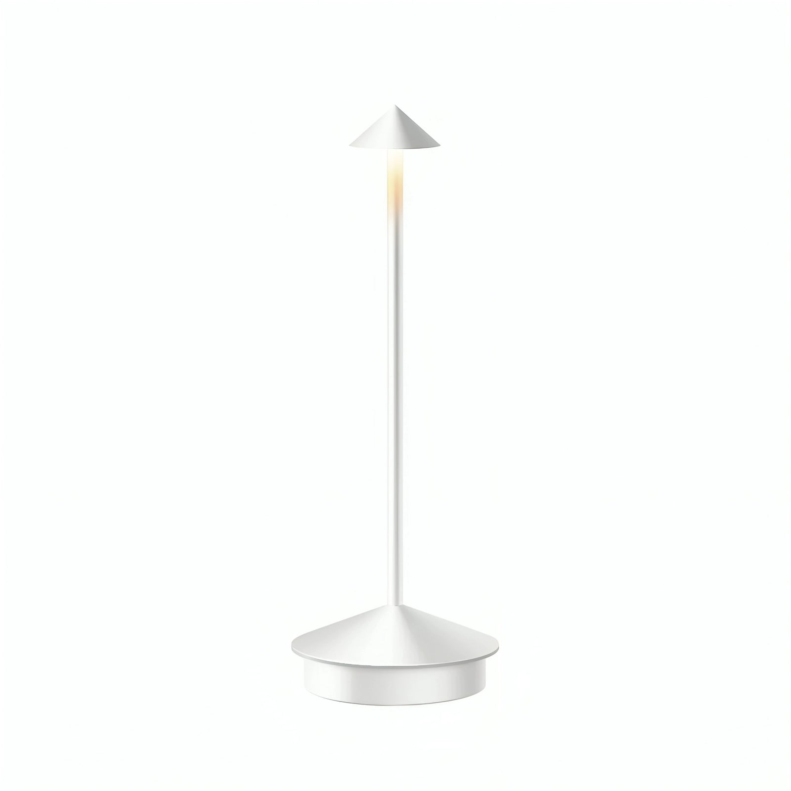 Pinnacle Table Lamp black finish cutout view showing angular form