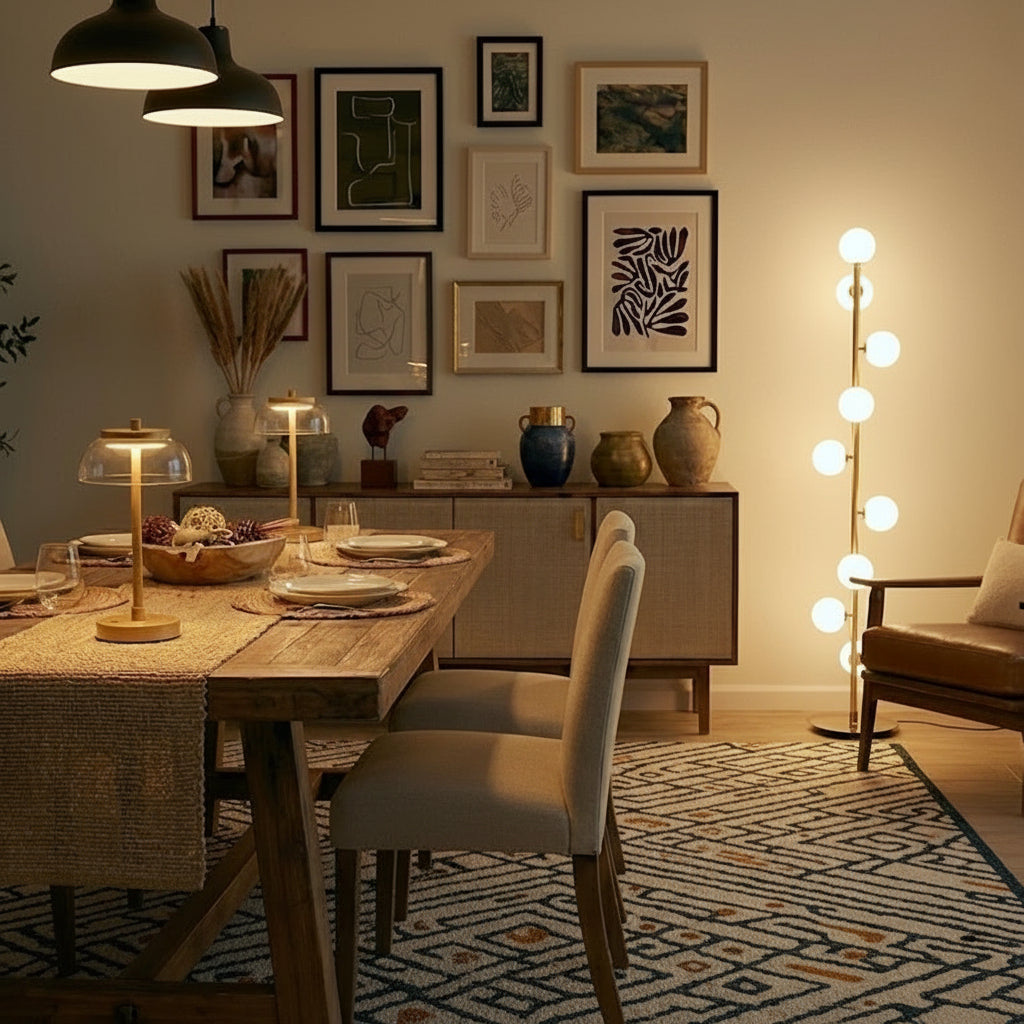 Vinaura cordless table lamp with beautiful corner floor lamp 