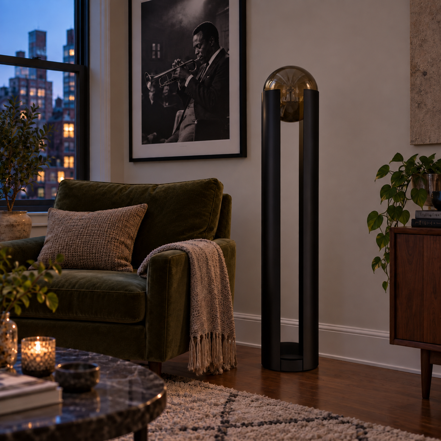 Amberlite Tower — Black — unlit