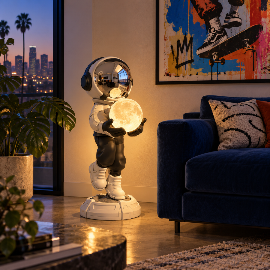 Astro Lamp — Silver / LED / W380*H800mm — lit