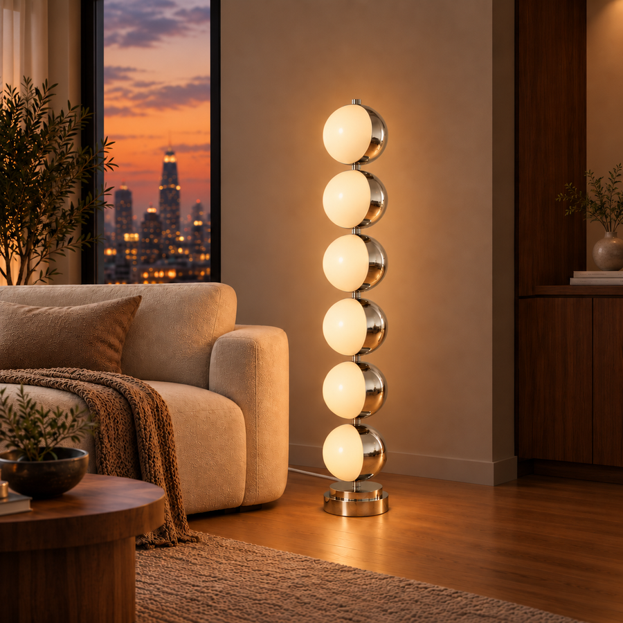 Caviar Floor Lamp — Default Title — lit