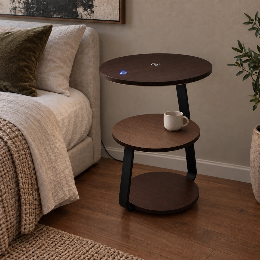 Glownest Bedside Table — light off