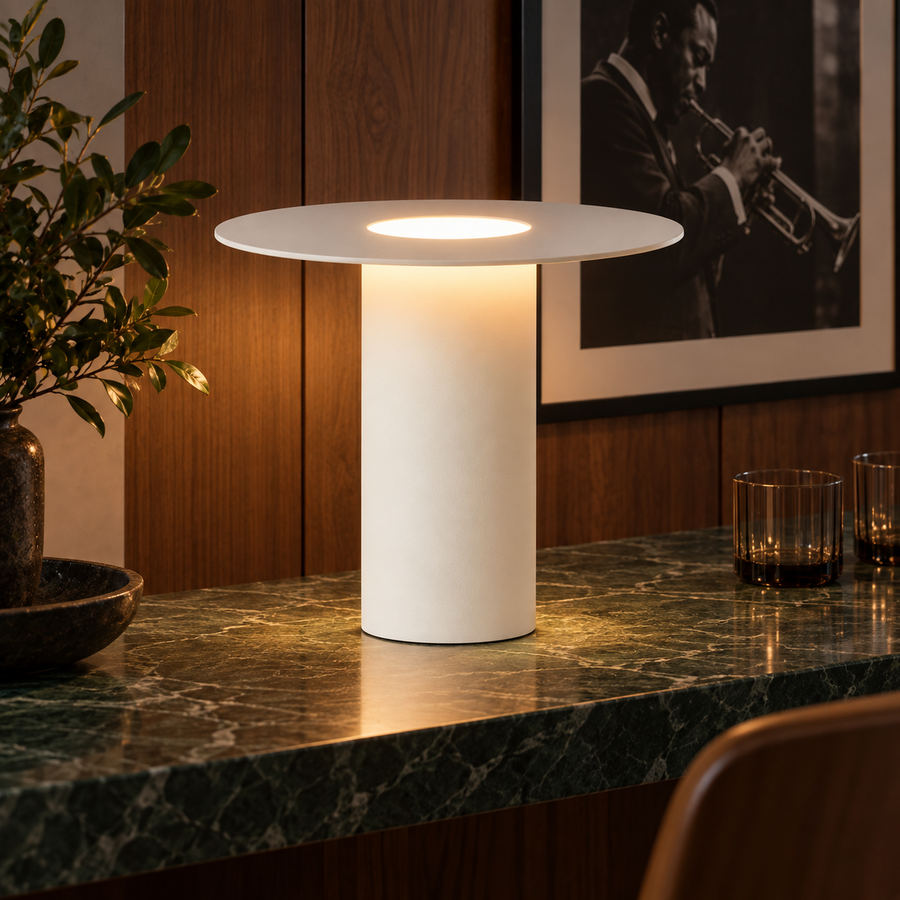Halo Table Lamp — Default Title — lit