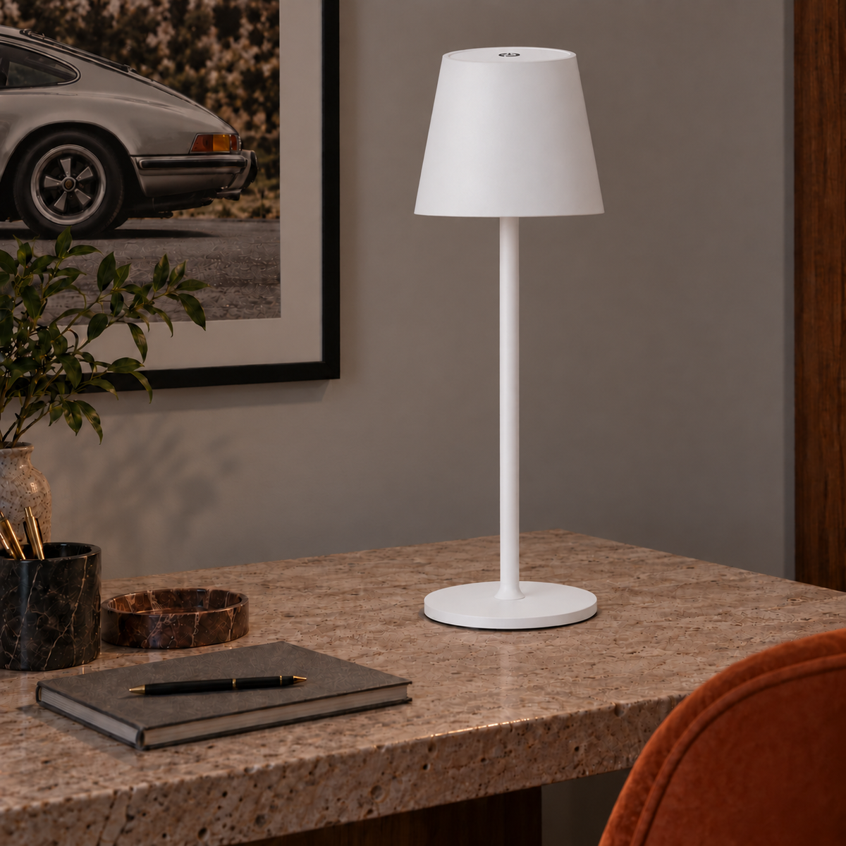 Lampette Table Lamp — switched off in the same room