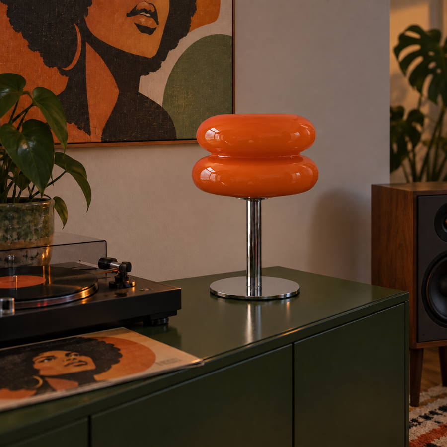 Retro 70s Table Lamp — Default Title — unlit