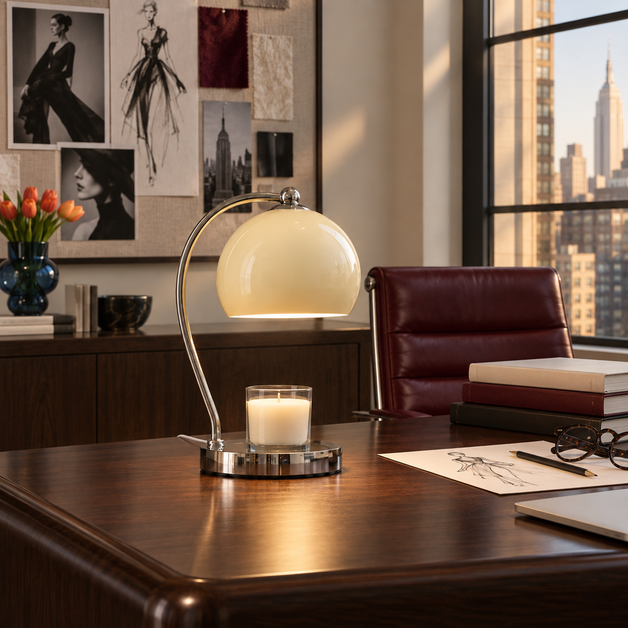 Wick Table Lamp — Default Title — lit