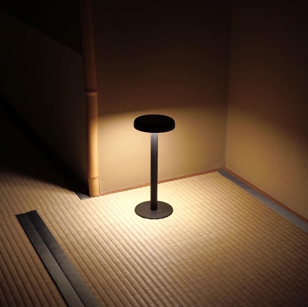 Nova Table Lamp front view on neutral background showing proportions